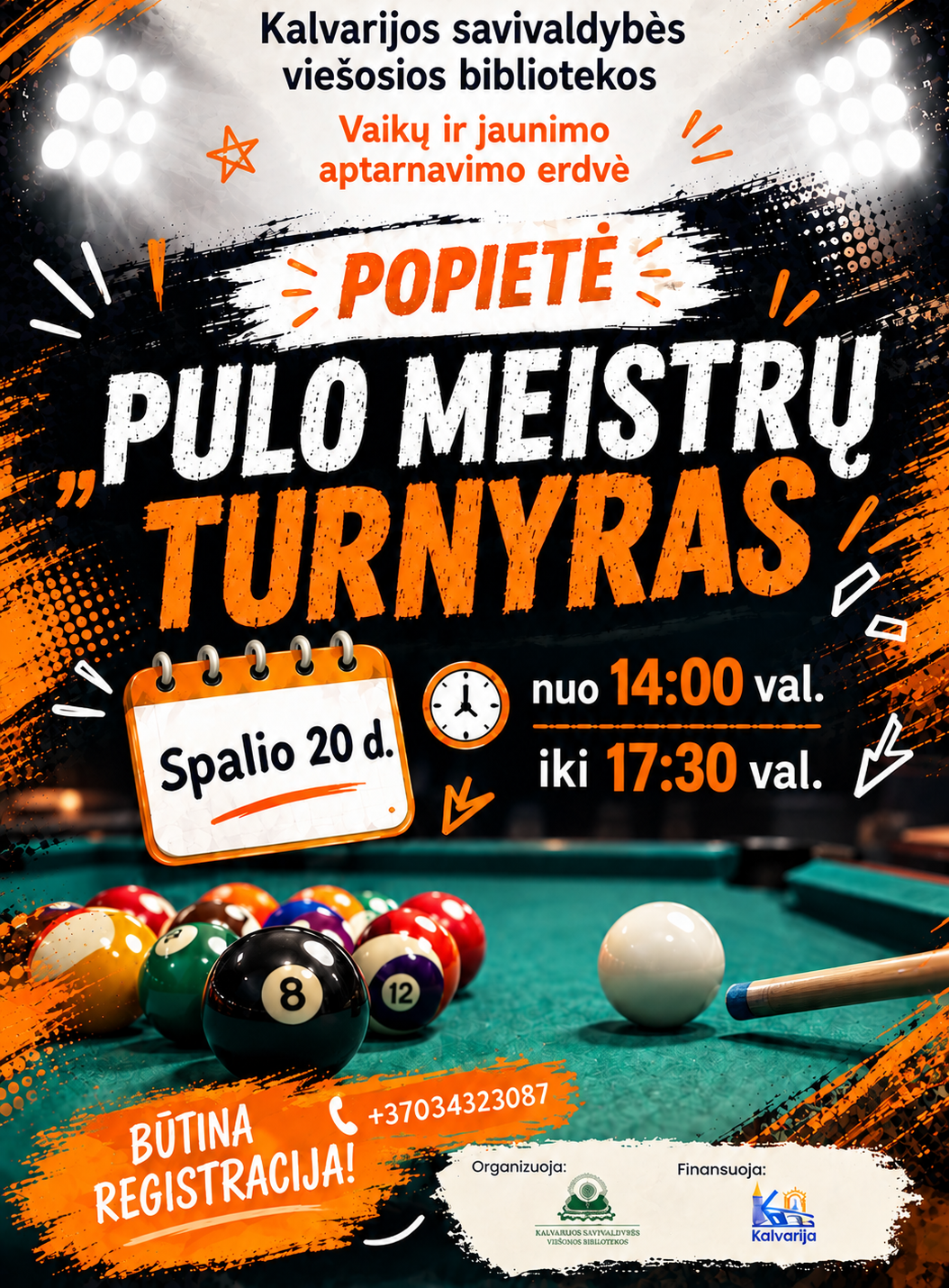 Spalio 20 d. kviečiame į PULO MEISTRŲ TURNYRĄ